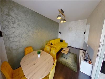 Inchiriez apartament cu 3 camere mobilat modern  Benta Towers